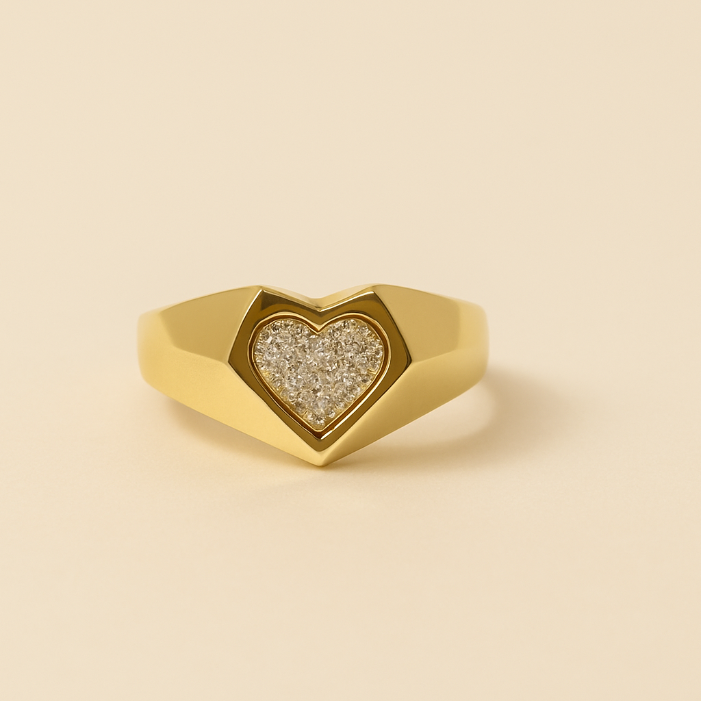 Enhanced heart ring side view
